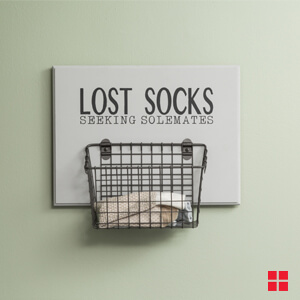 Lost Socks Sign After