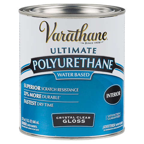 Varathane Ultimate Water Based Interior Crystal Clear Gloss Polyurethane