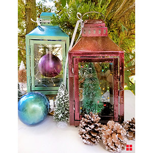Painted Christmas Décor