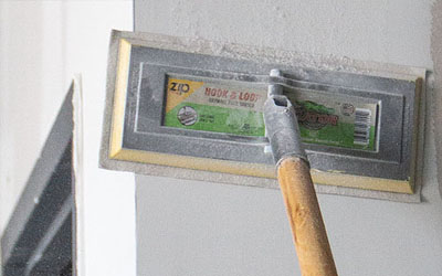 Sanding drywall