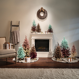 Ombre Christmas Trees