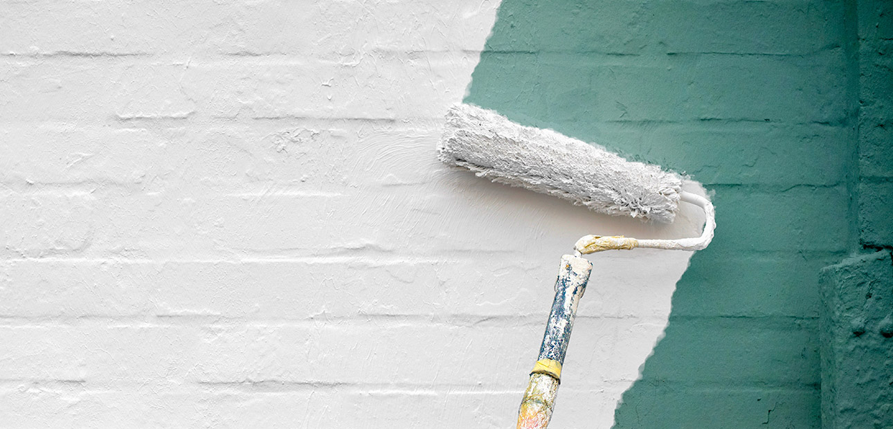 Roller with white color
