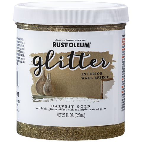 Rust-Oleum Specialty Glitter  Harvest Gold Brush On Application Paint