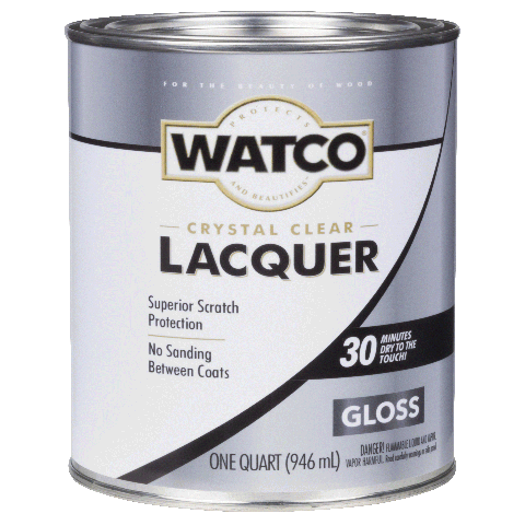 Lacquer Clear Wood Finish