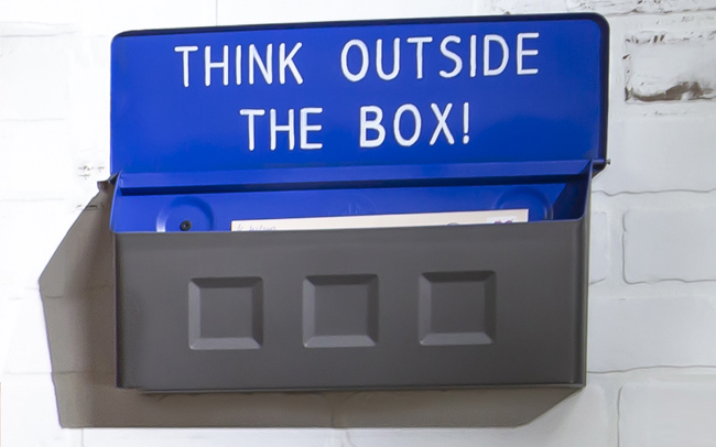 Painted mailbox