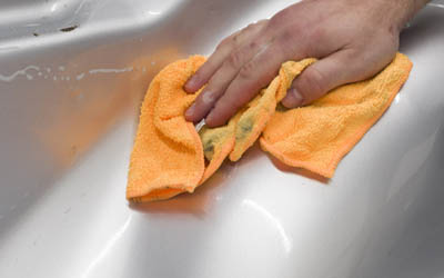 Removing dirt