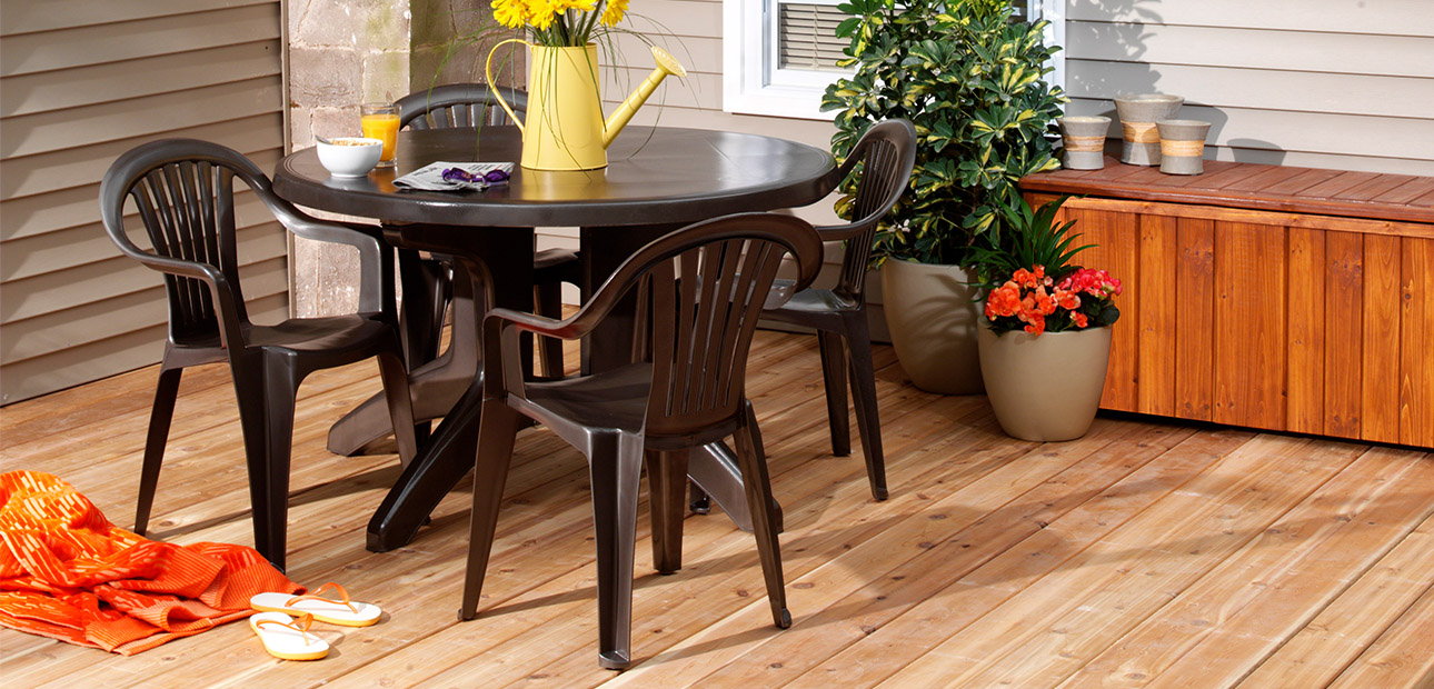 stained furnitures