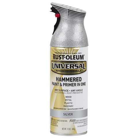 Rust-Oleum Universal Hammered Silver Paint & Primer Spray Paint