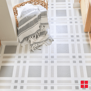 Floor Paint Tape Design After